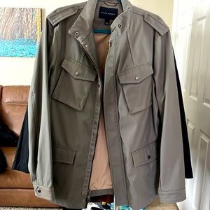 Banana Republic Grey Mens Large All weather Purpose Coat